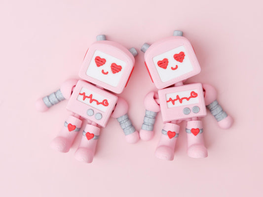 3D printed Flexi Robot Valentine's Day