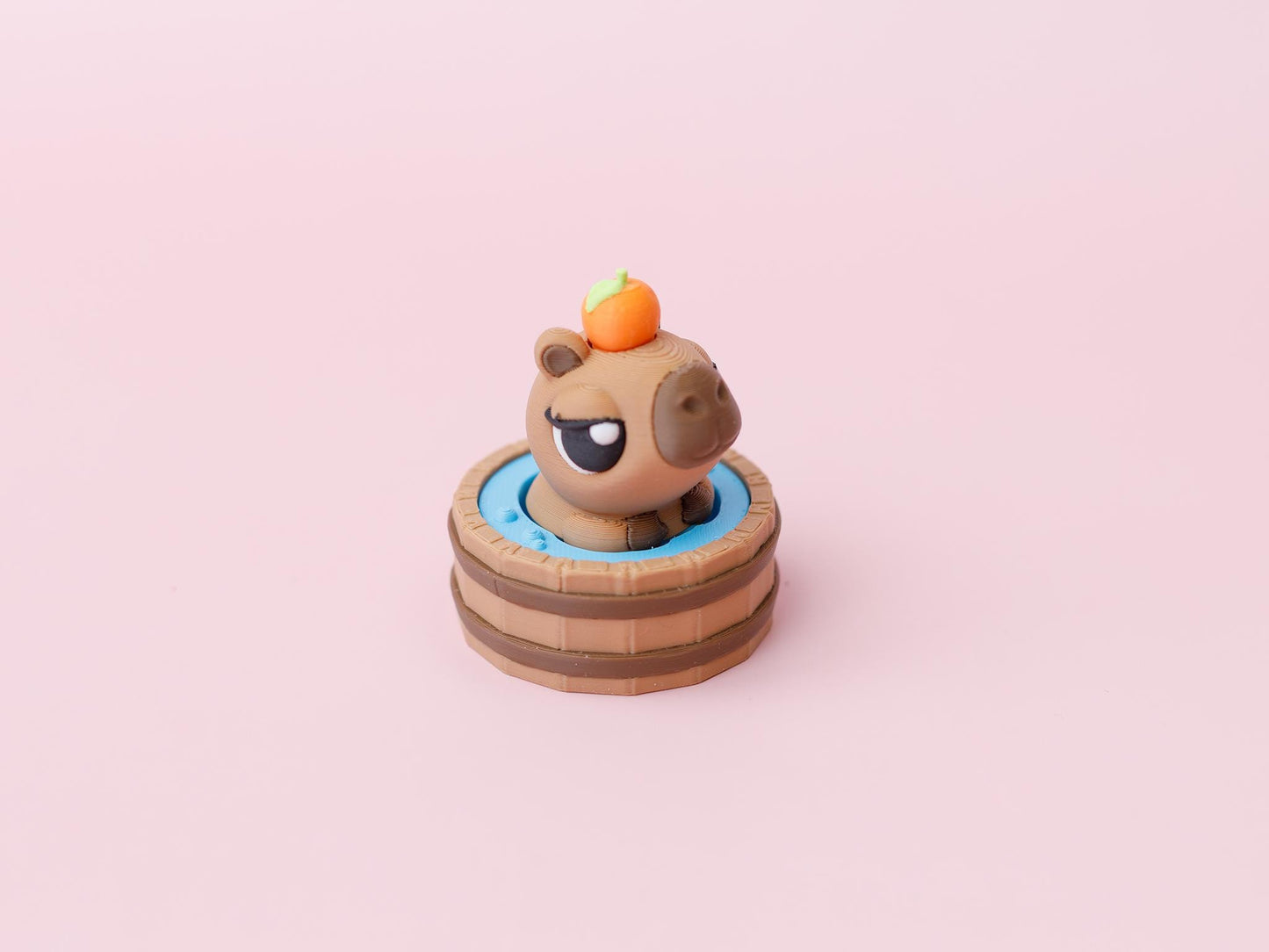 Hot Spring Capybara Fidget Clicker 3D printed Capybara