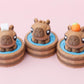 Hot Spring Capybara Fidget Clicker 3D printed Capybara