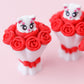 Cat bouquet Fidget Clicker 3D printed Valentines Day Trendy fidget clicker