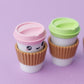 Kawaii Hot Coffee Fidget Clicker 3D printed Trendy 3D printed fidget clicker