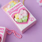 Sweet heart candies fidget clicker 3D printed Valentine's Day fidget clicker