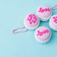 Valentine's macaron fidget clicker 3D printed Valentine's Day fidget clicker