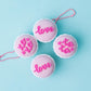 Valentine's macaron fidget clicker 3D printed Valentine's Day fidget clicker