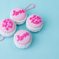 Valentine's macaron fidget clicker 3D printed Valentine's Day fidget clicker