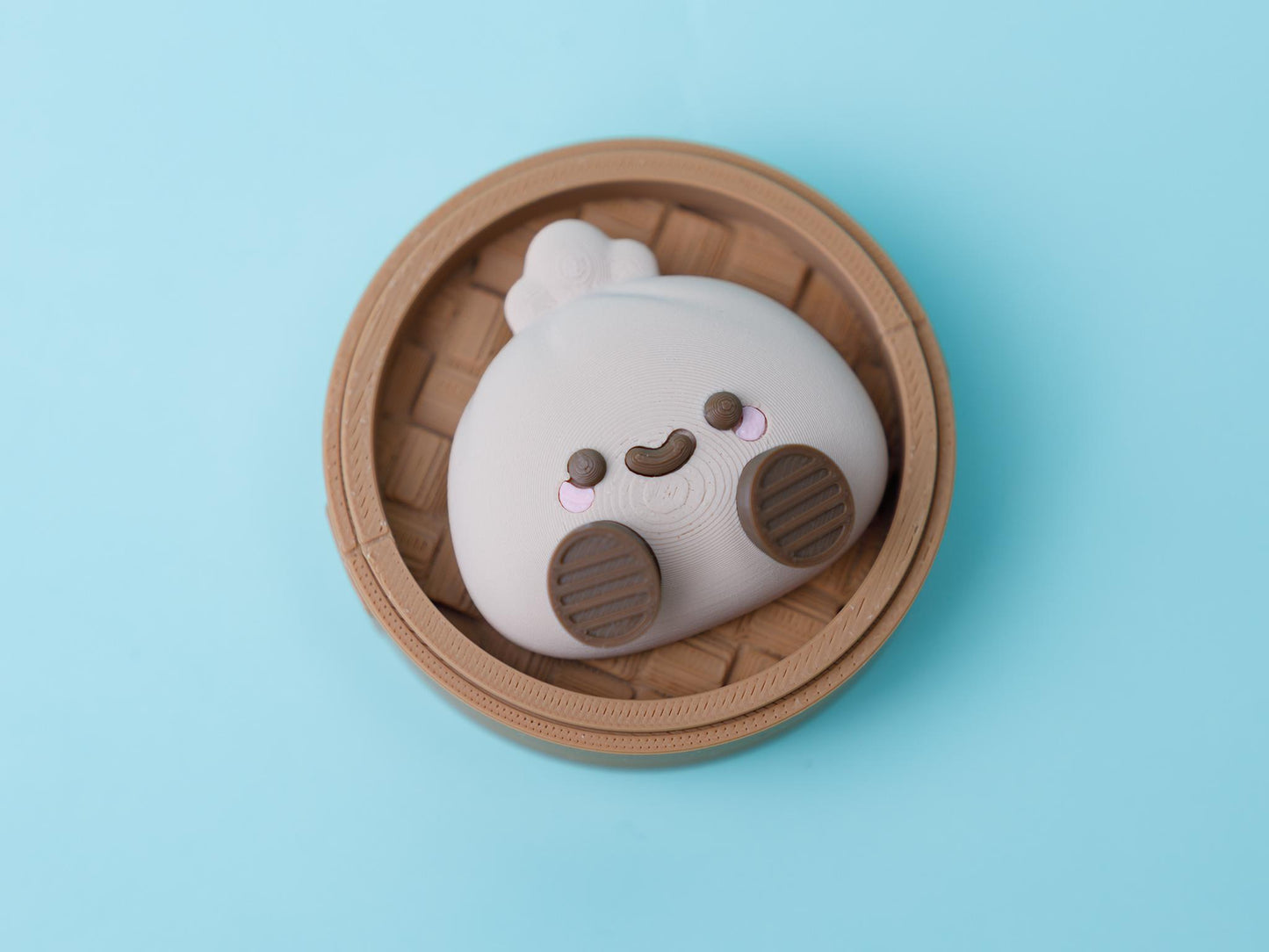 Dimsum fidget clicker collection 3D printed shiumai clicker 3D printed bao clicker