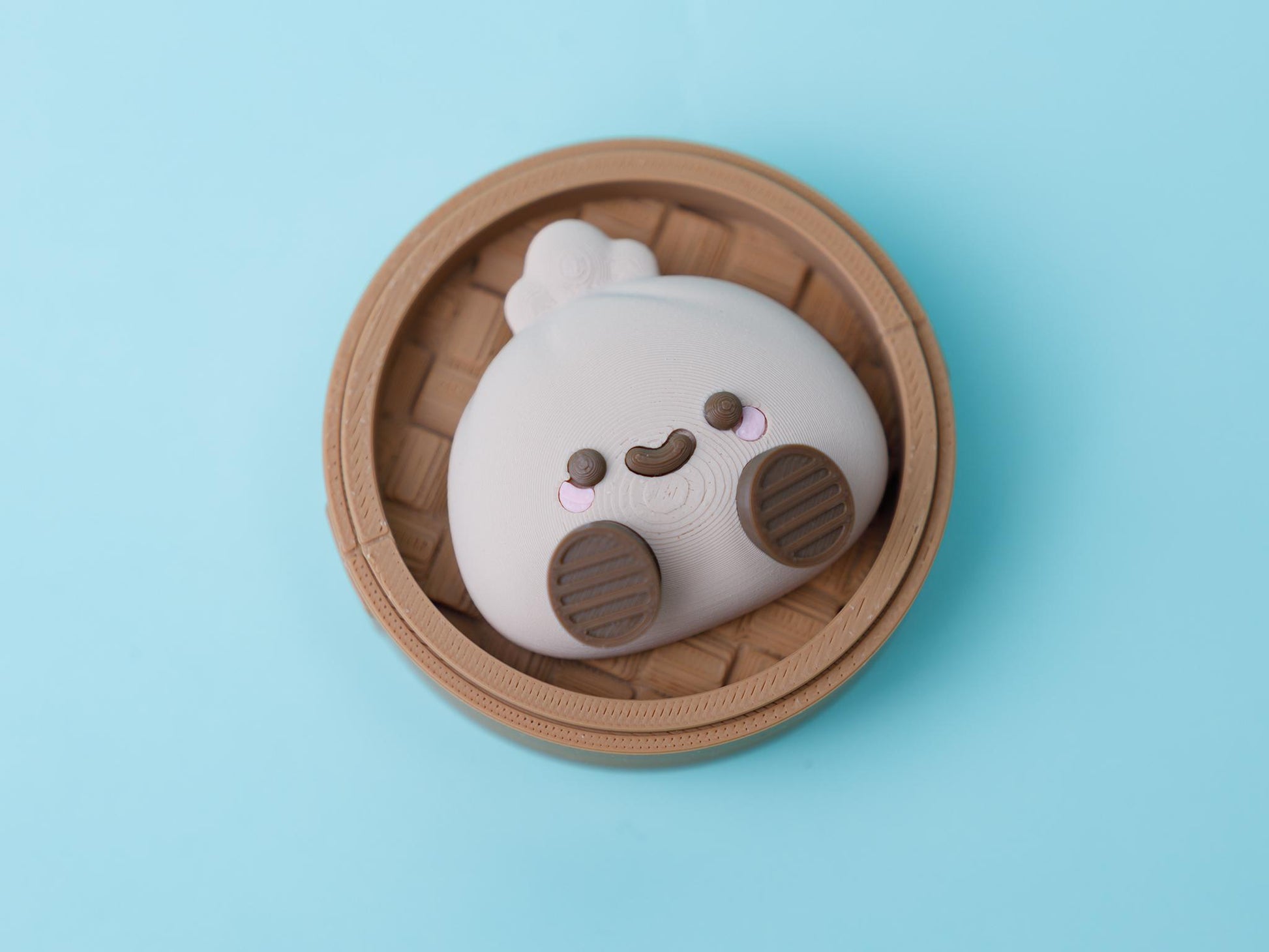 Dimsum fidget clicker collection 3D printed shiumai clicker 3D printed bao clicker