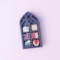 Gothic bookshelf Fidget Clicker Toy 3D printed fidget clicker