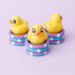 Ducky floatie Fidget clicker toy Trendy 3D printed fidget