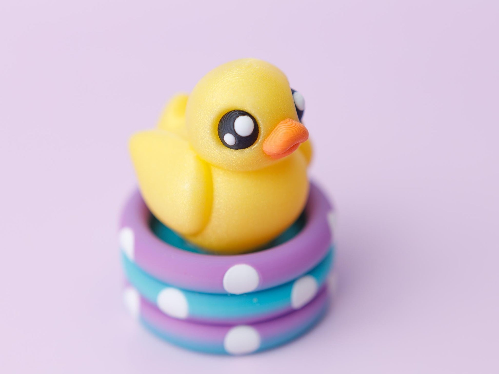 Ducky floatie Fidget clicker toy Trendy 3D printed fidget