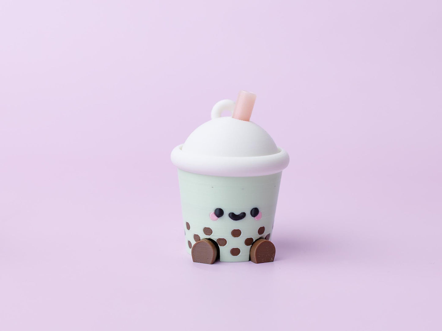 Boba tea Fidget clicker toy Trendy 3D printed Cute fidget clicker