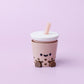 Boba tea Fidget clicker toy Trendy 3D printed Cute fidget clicker