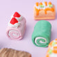 Cute cake roll Fidget clicker toy Trendy 3D printed Cute fidget clicker