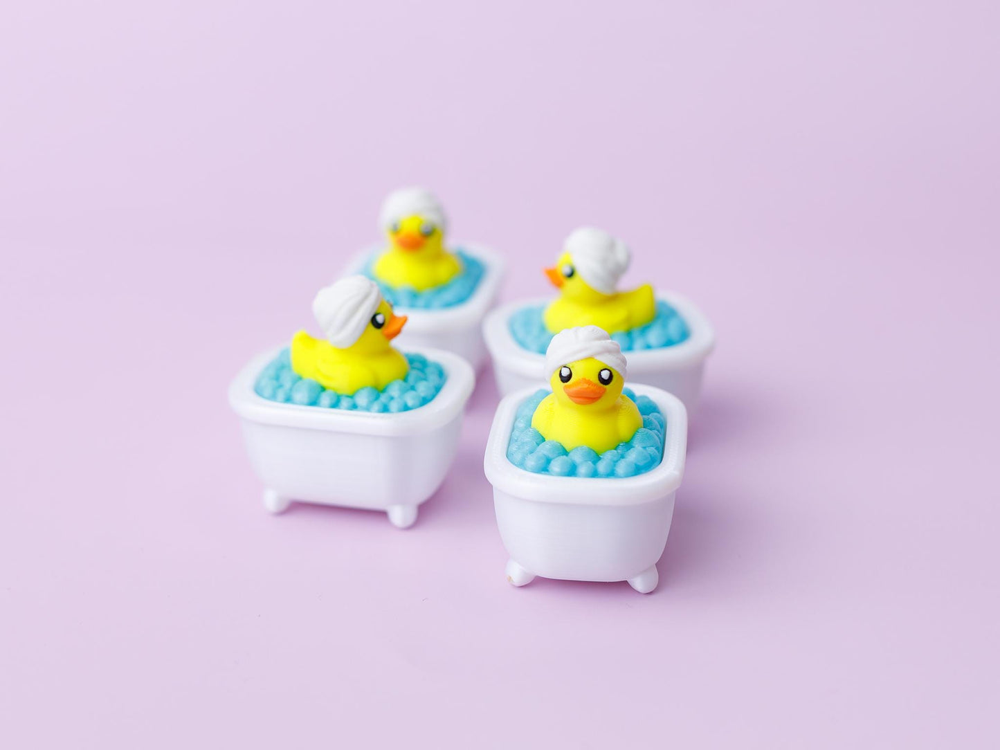 Ducky bath tub Fidget clicker toy Trendy 3D printed fidget