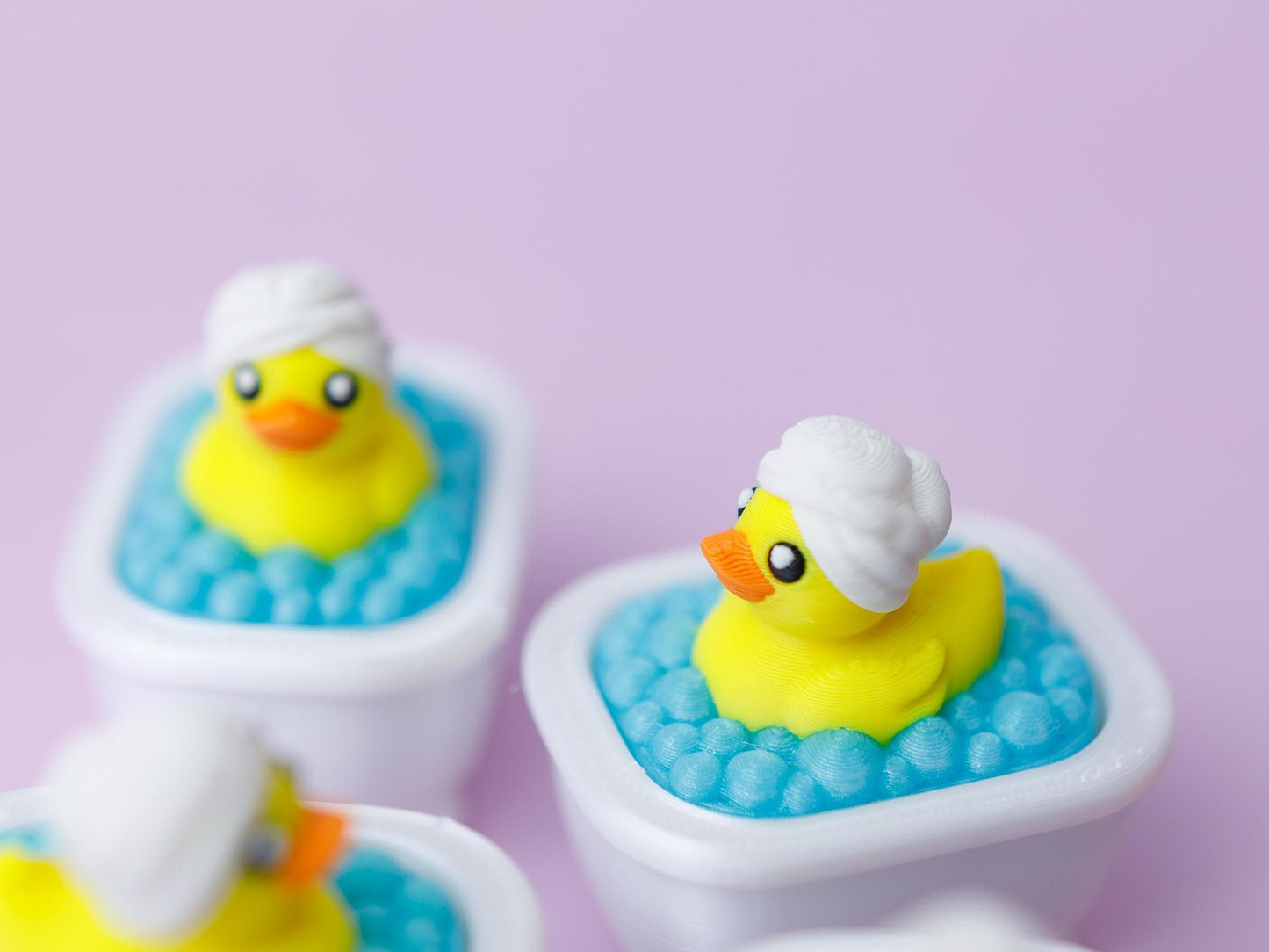 Ducky bath tub Fidget clicker toy Trendy 3D printed fidget