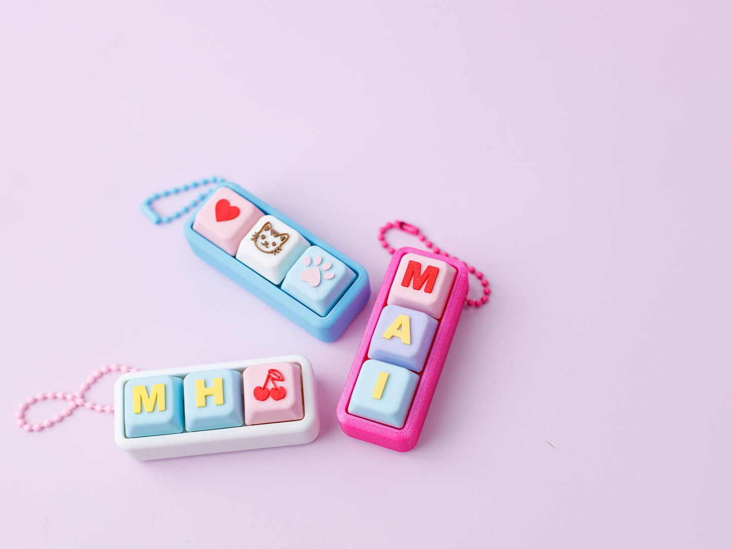Personalized Fidget Clicker Build your own keycap fidget clicker 3D printed trendy fidget clicker