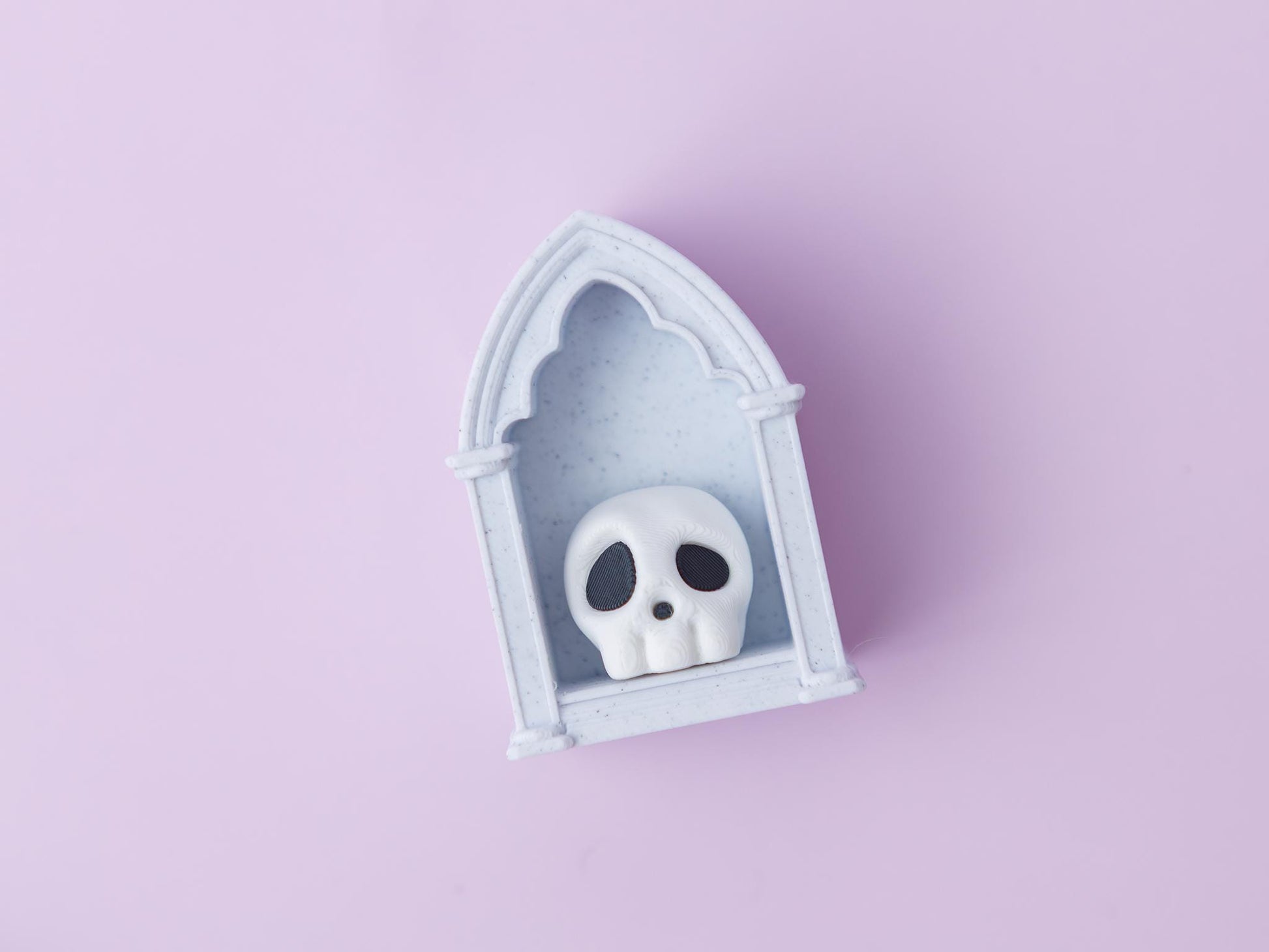 Gothic bookshelf Fidget Clicker Toy 3D printed fidget clicker