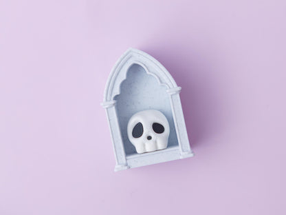 Gothic bookshelf Fidget Clicker Toy 3D printed fidget clicker