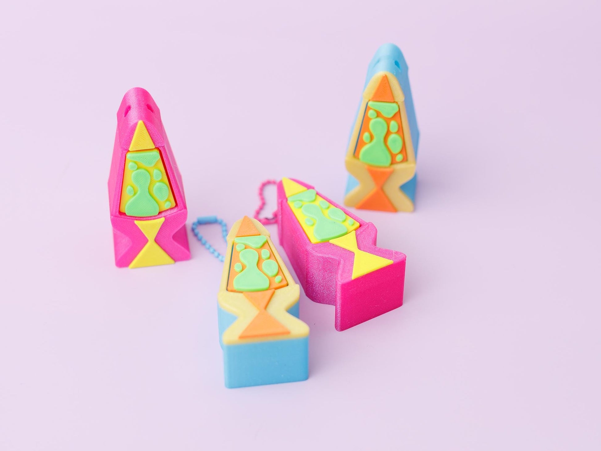 Lava lamp Fidget clicker toy Trendy 3D printed fidget