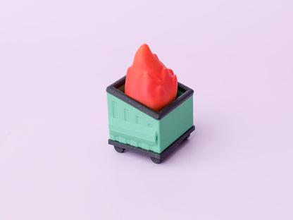 Dumpster fire Fidget clicker toy Trendy 3D printed fidget