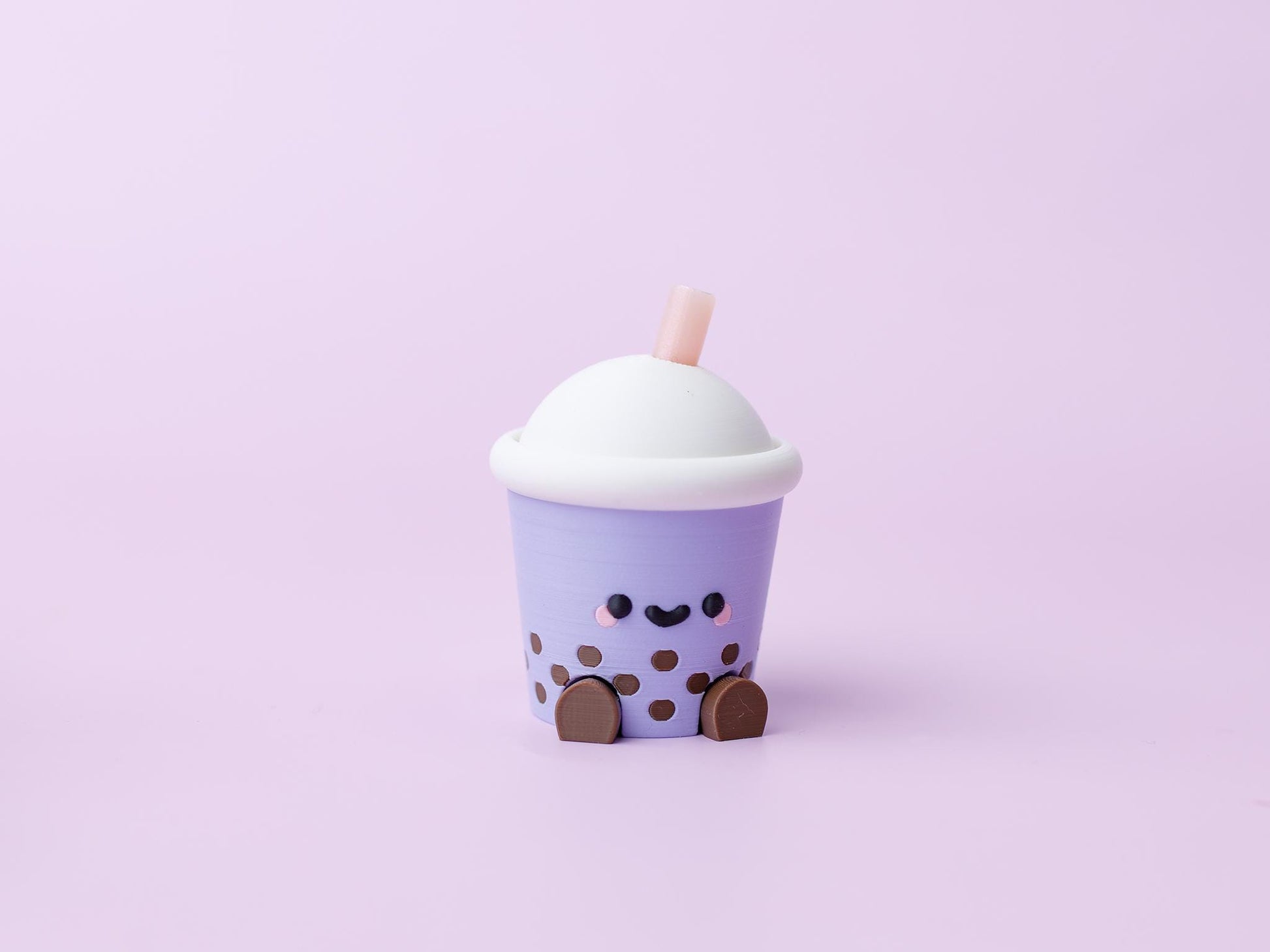 Boba tea Fidget clicker toy Trendy 3D printed Cute fidget clicker