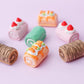 Cute cake roll Fidget clicker toy Trendy 3D printed Cute fidget clicker