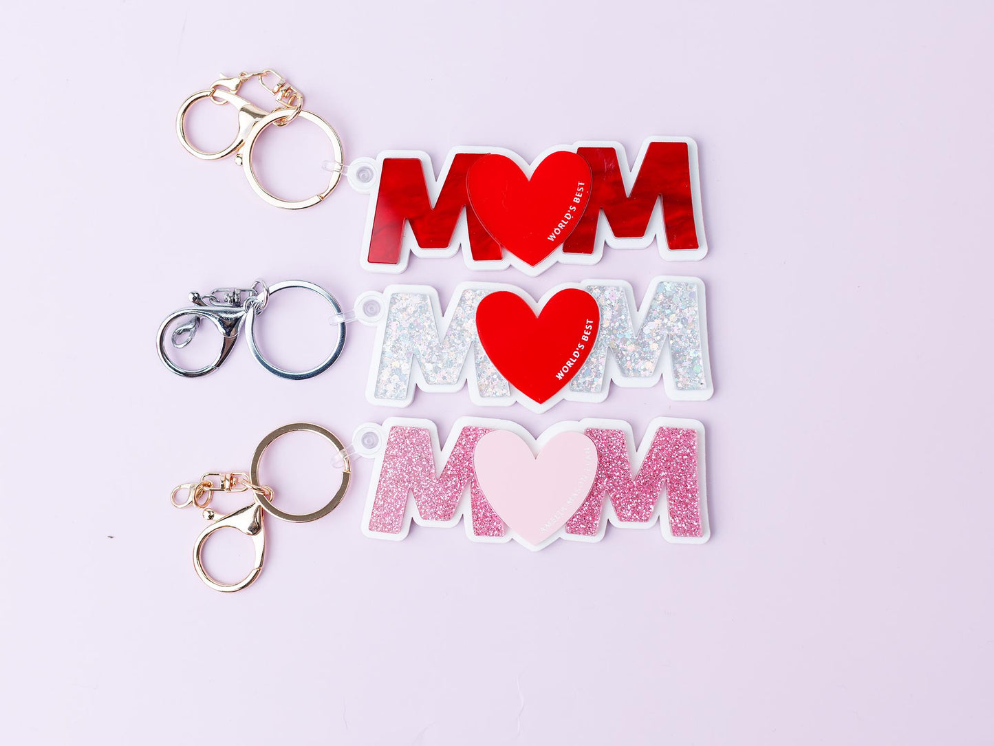 Personalized MOM keychain for Mother's Day World's Best Mom keychain Mother's Day gift