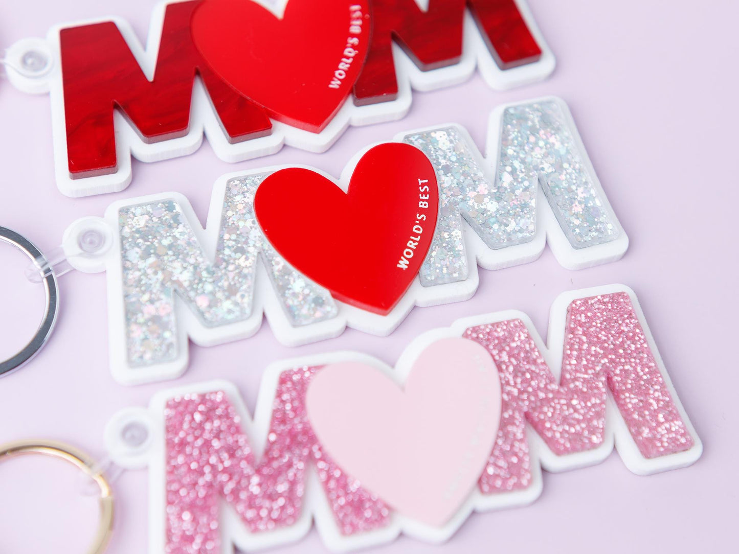 Personalized MOM keychain for Mother's Day World's Best Mom keychain Mother's Day gift