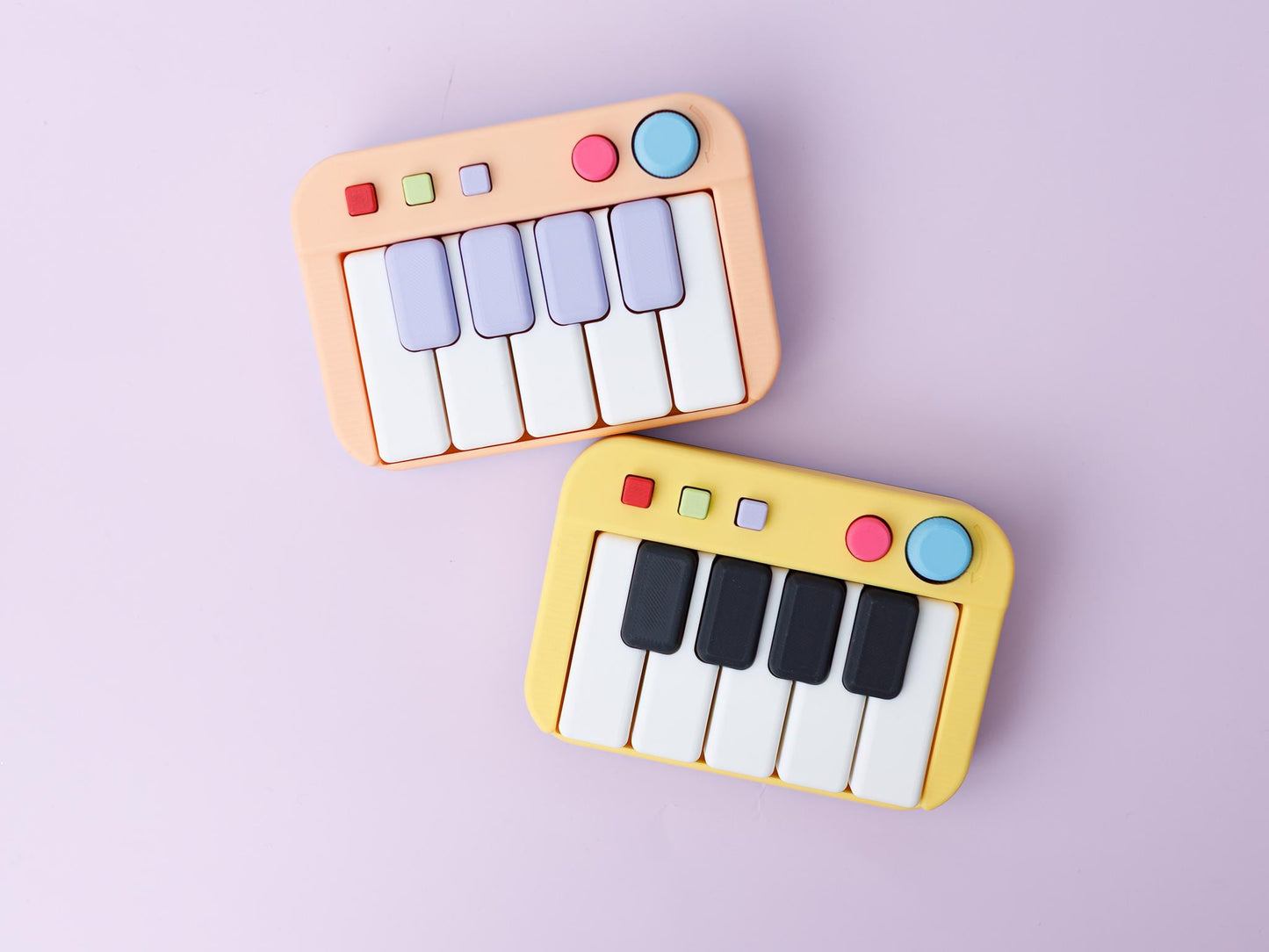 3D printed piano fidget clickers