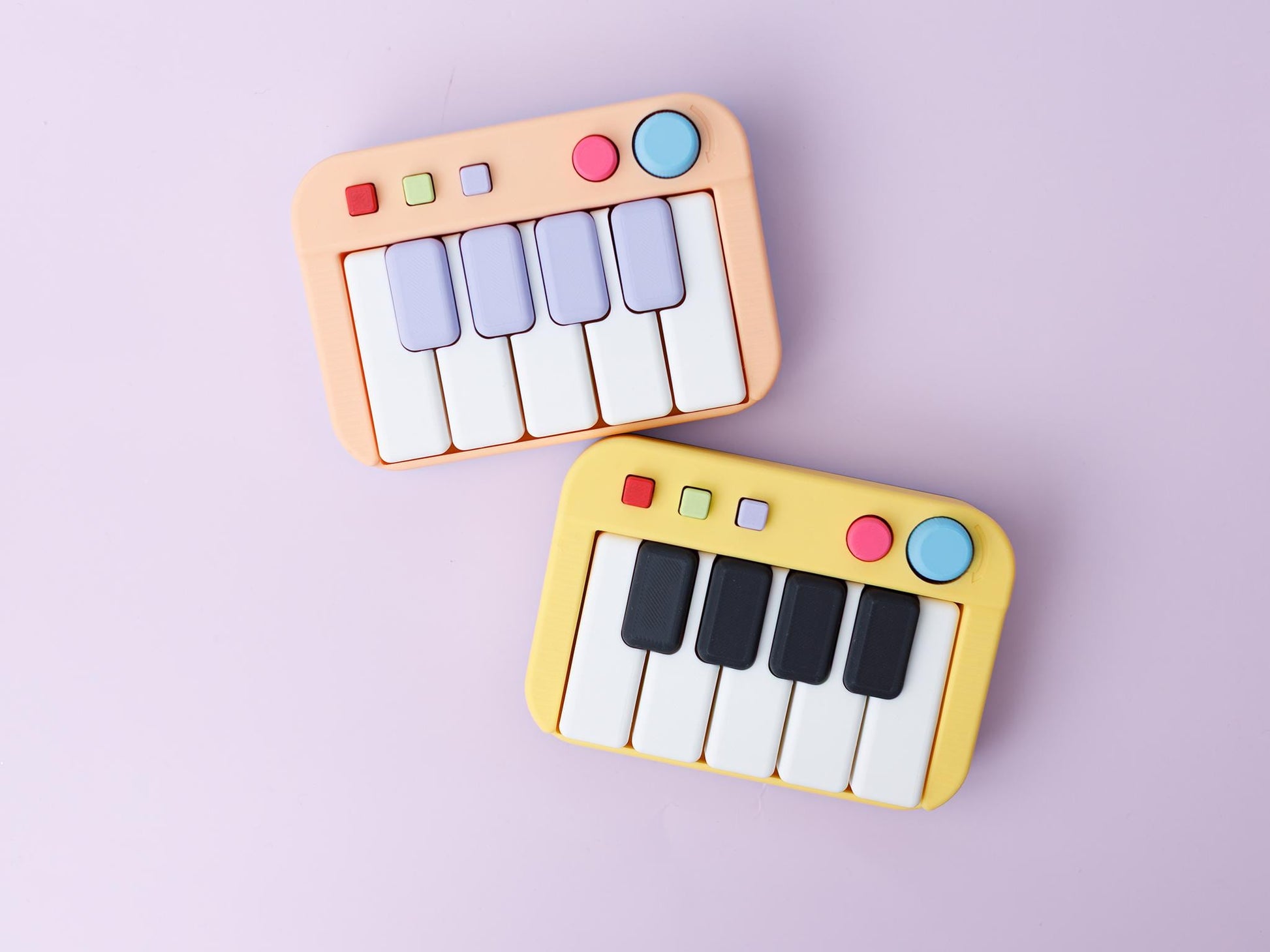3D printed piano fidget clickers