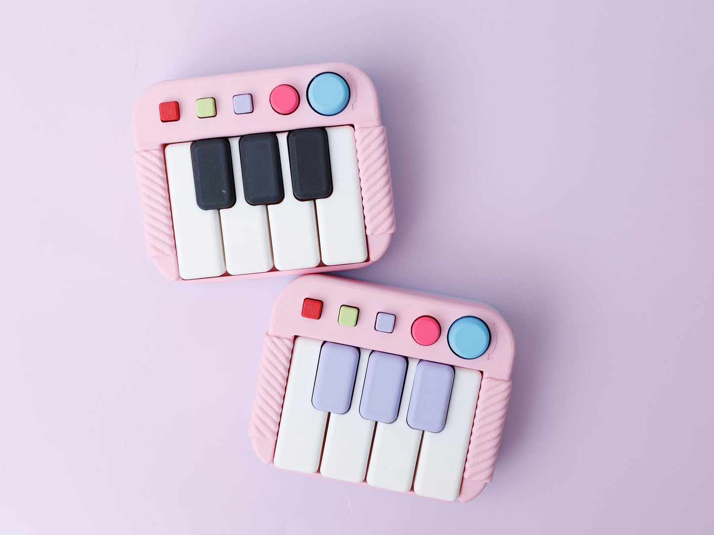 3D printed piano fidget clickers small version