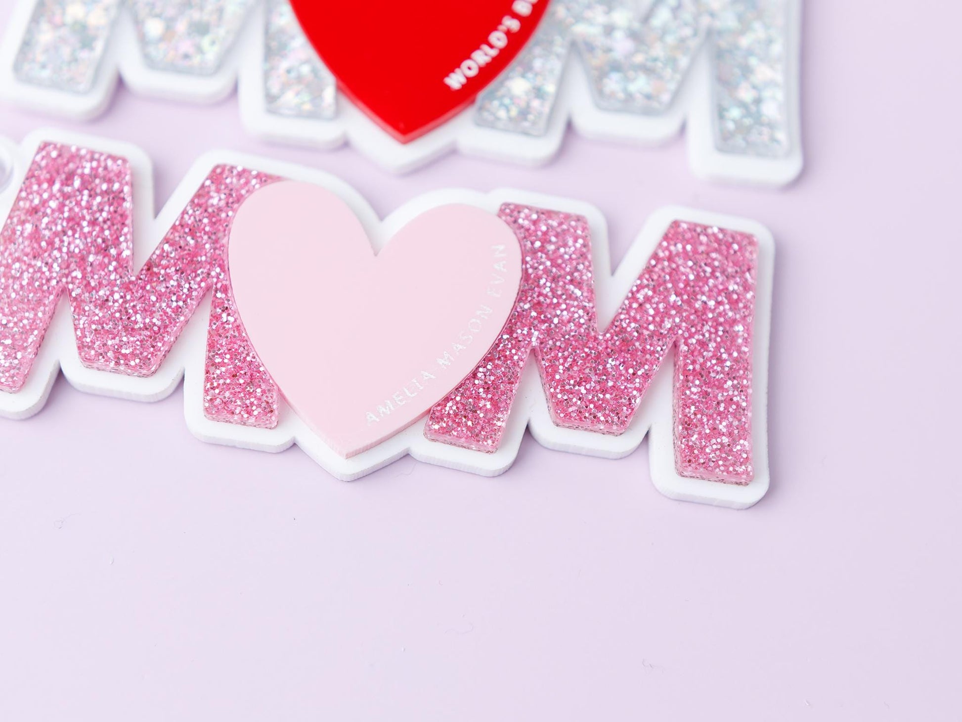 Personalized MOM keychain for Mother's Day World's Best Mom keychain Mother's Day gift