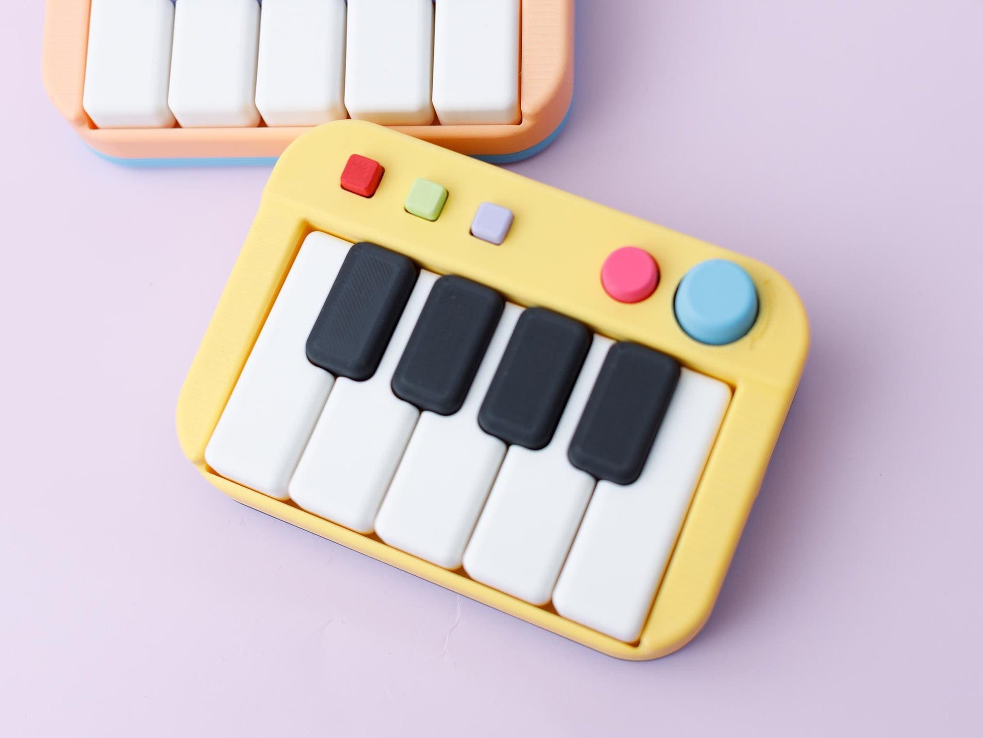 3D printed piano fidget clickers
