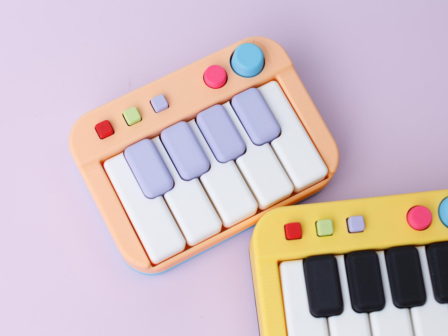 3D printed piano fidget clickers