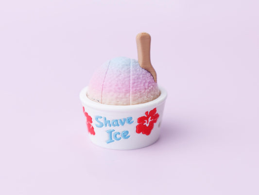 Summer treats fidget clicker Shaved ice fidget clicker Frozen yogurt fidget clicker