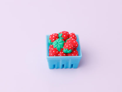 Strawberry frog strawberry basket fidget clicker