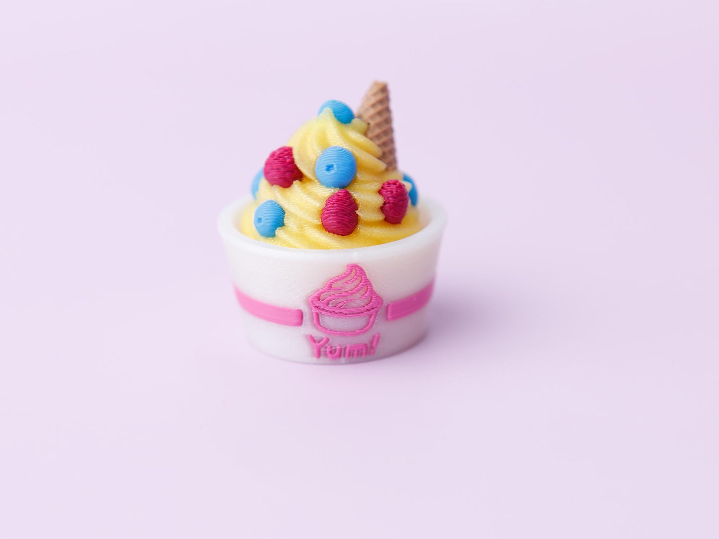 Summer treats fidget clicker Shaved ice fidget clicker Frozen yogurt fidget clicker