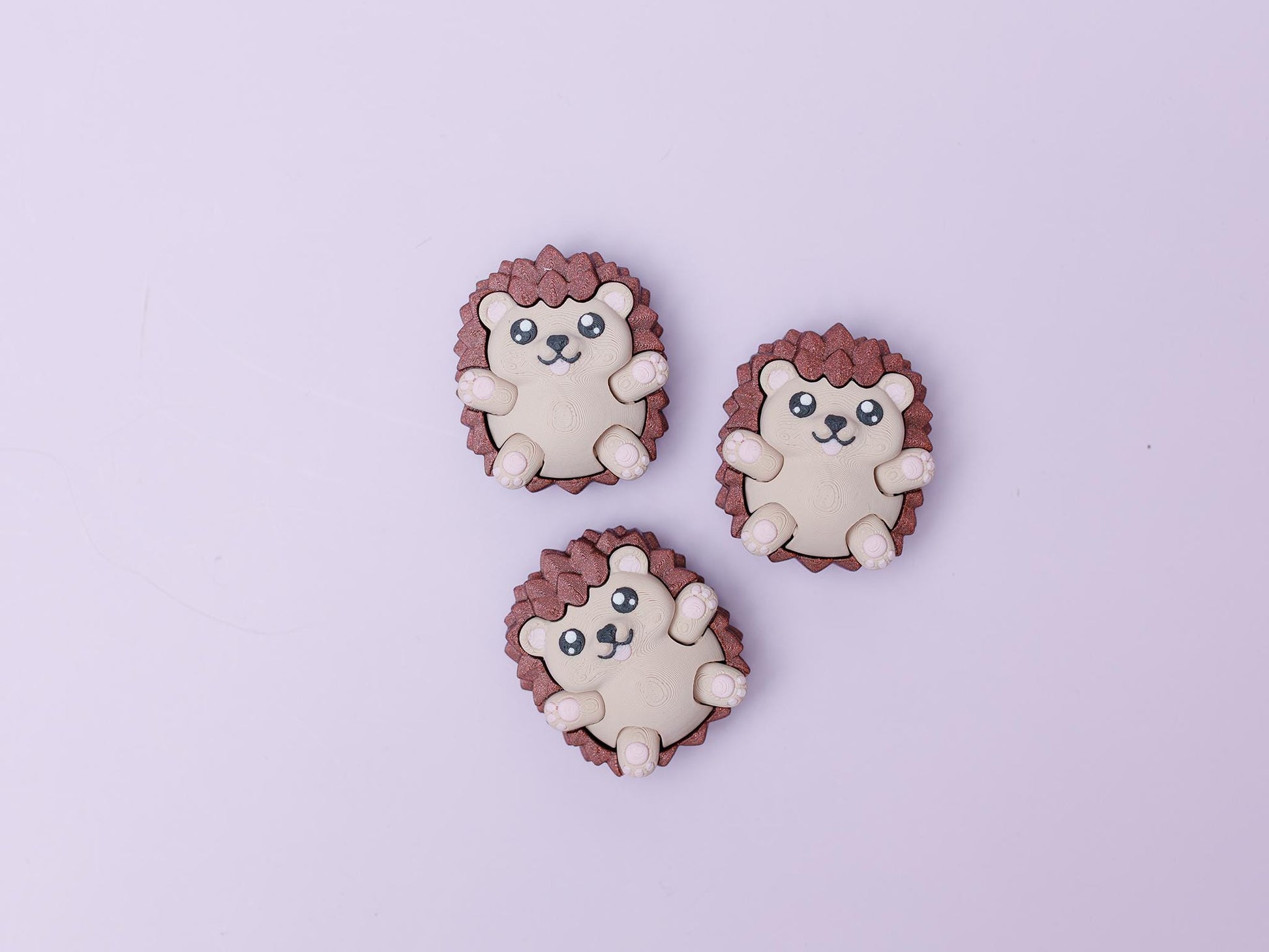 Hedgehog Fidget Clicker 3D printed fidgets