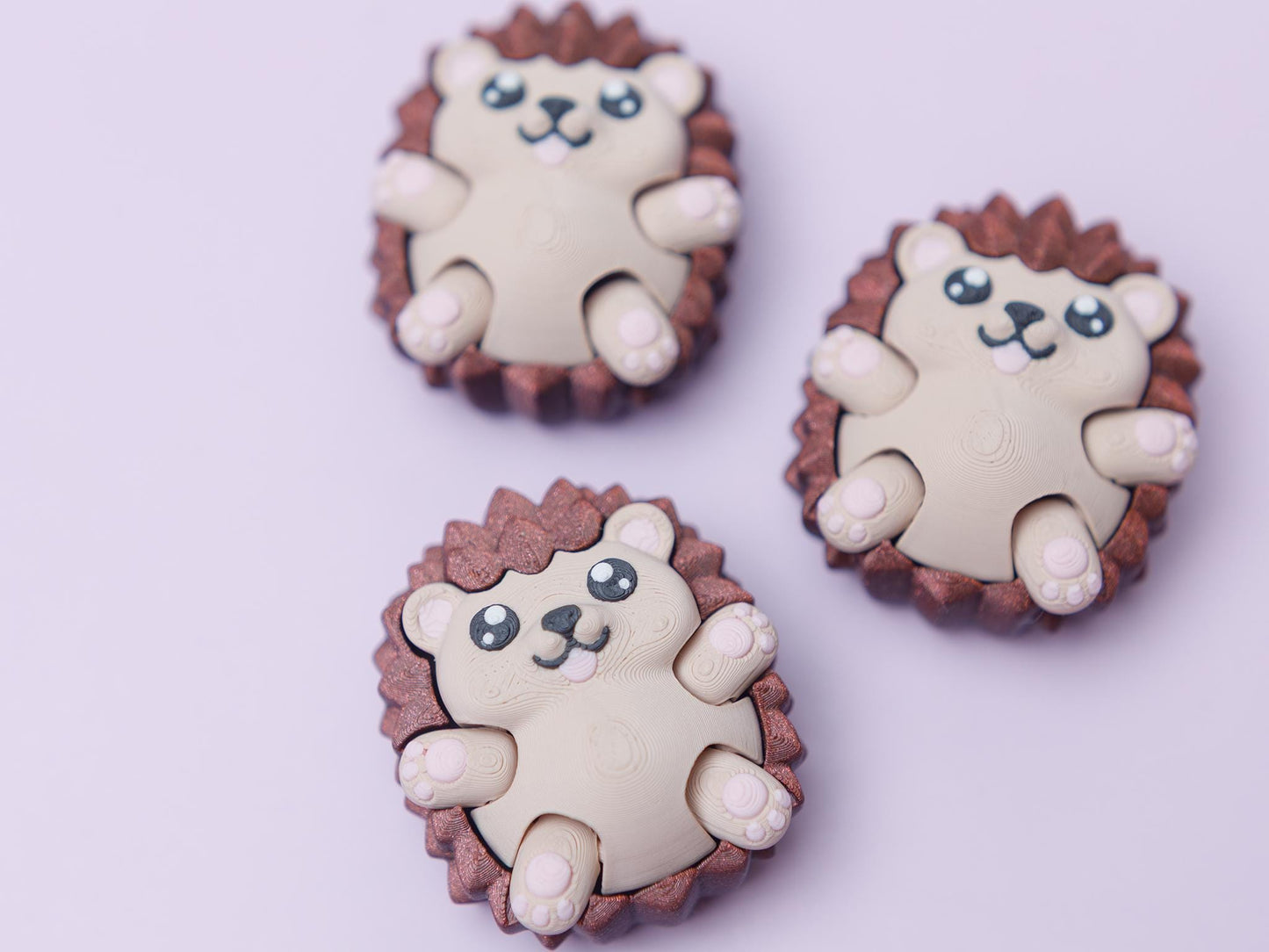 Hedgehog Fidget Clicker 3D printed fidgets