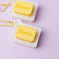 Butter Fidget Clicker with knife charm 3D printed fidgets