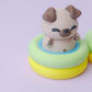 Piggy pool Fidget Clicker Doggy pool Fidget Clicker Kitty pool Fidget Clicker 3D printed fidgets