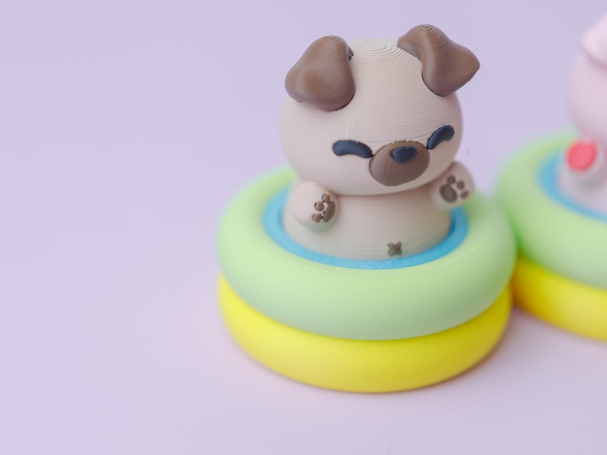 Piggy pool Fidget Clicker Doggy pool Fidget Clicker Kitty pool Fidget Clicker 3D printed fidgets