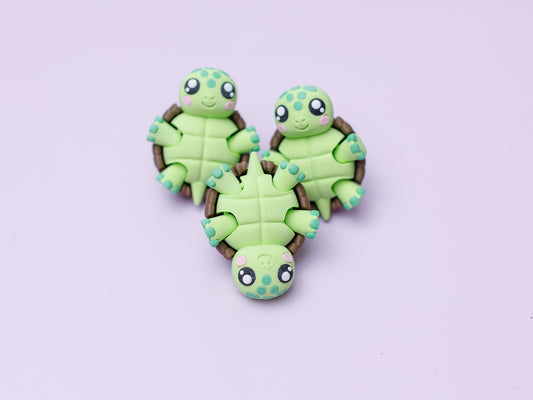 Turtle flexi fidget clickers
