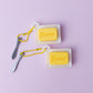 Butter Fidget Clicker with knife charm 3D printed fidgets