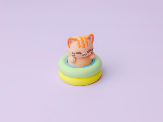 Kitty pool fidget clicker