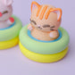 Piggy pool Fidget Clicker Doggy pool Fidget Clicker Kitty pool Fidget Clicker 3D printed fidgets