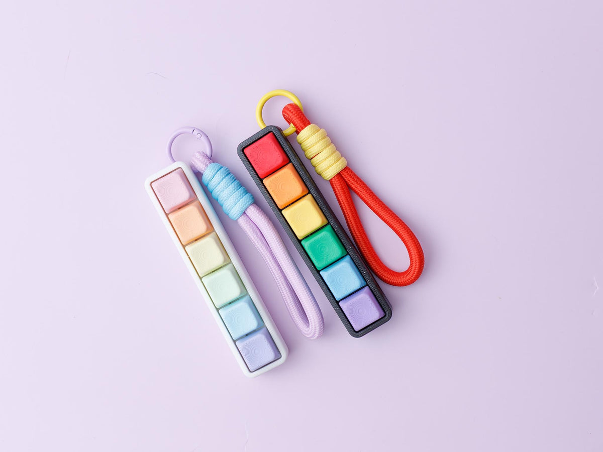 Rainbow keycap Fidget Clickers