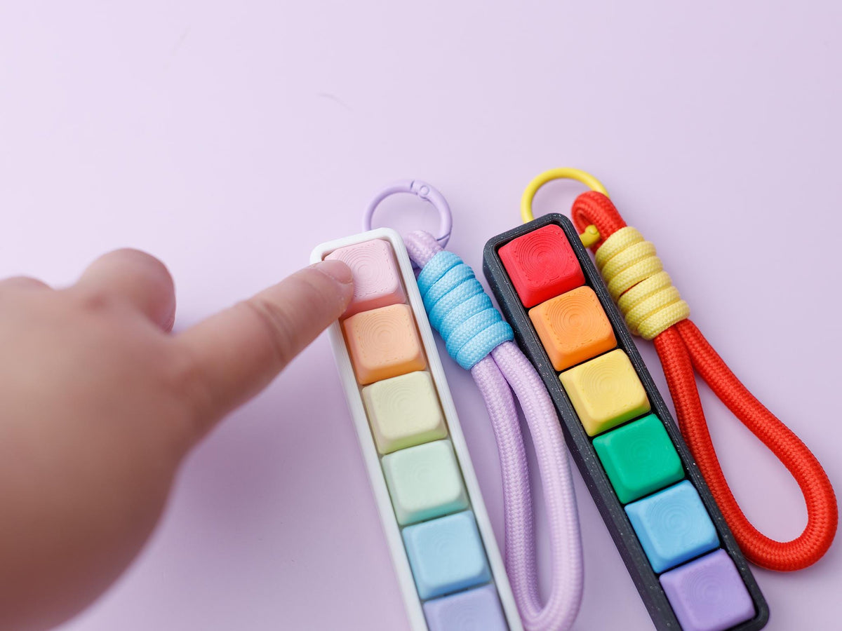 Rainbow keycap Fidget Clickers