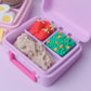 Retro Lunch box Fidget Clickers with small thermos keychain