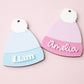 Pom Pom Hat Christmas ornaments